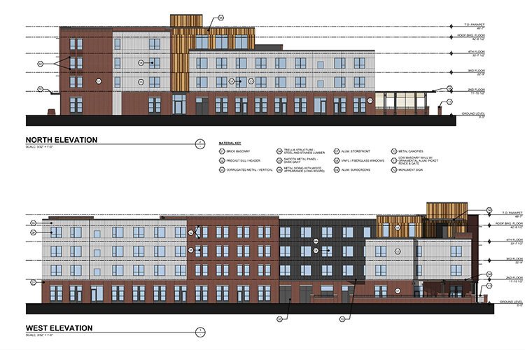 Rendering of Innovation Square in the Fairfax Neighborhood